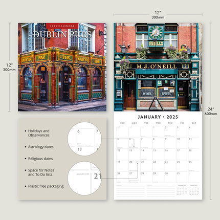 Red Robin Dublin Pubs Kalender 2025