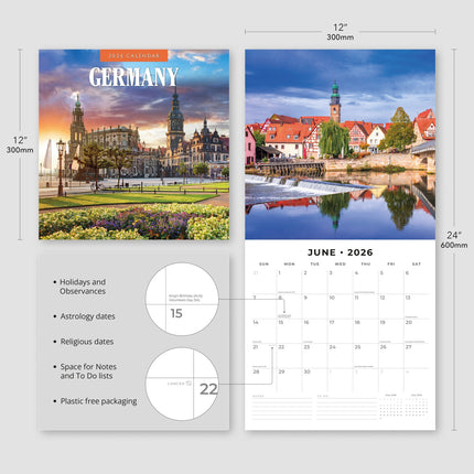 Red Robin Duitsland Kalender 2026