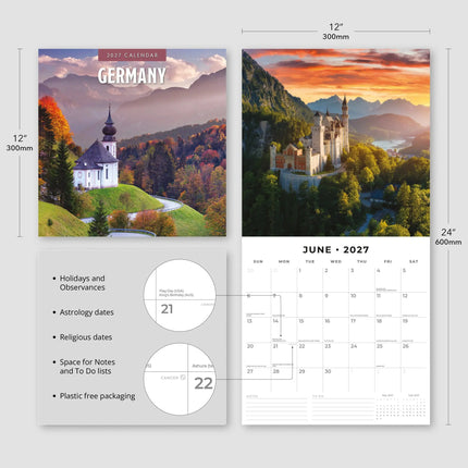 Red Robin Duitsland Kalender 2027