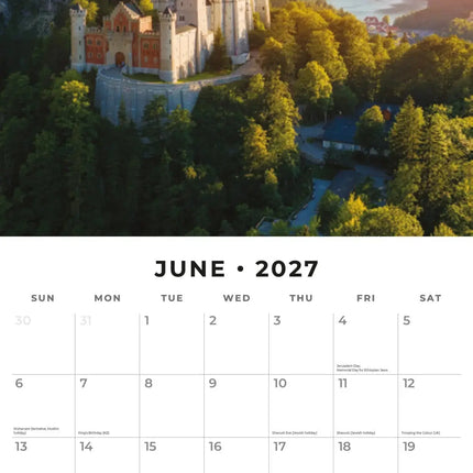 Red Robin Duitsland Kalender 2027