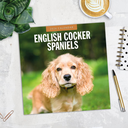Red Robin Engelse Cocker Spaniel Kalender 2026