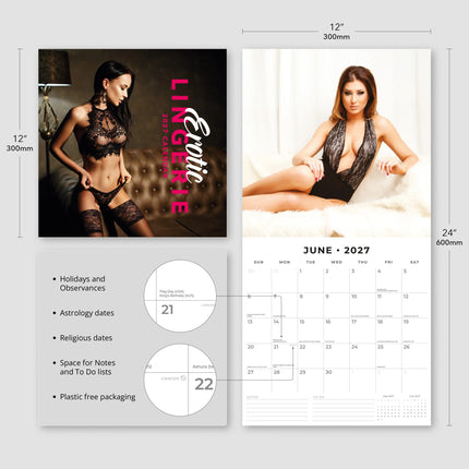 Red Robin Erotische Lingerie Kalender 2027