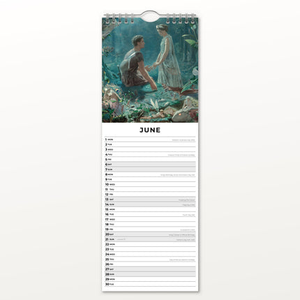Red Robin Fairies Slimline Kalender 2026