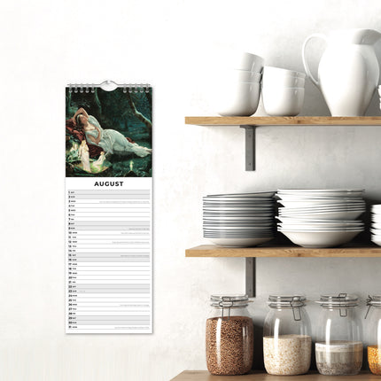 Red Robin Fairies Slimline Kalender 2026