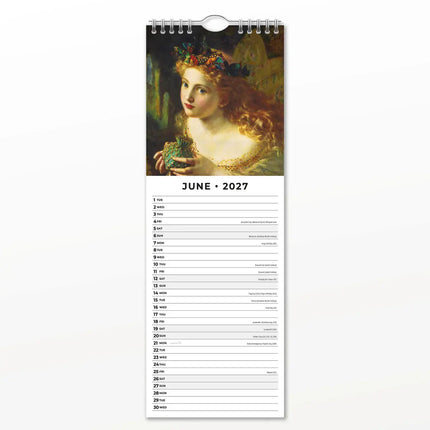 Red Robin Fairies Slimline Kalender 2027