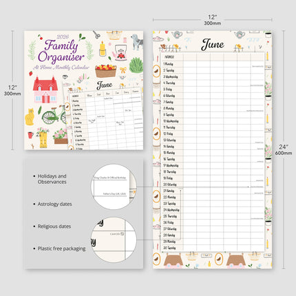 Red Robin Family Organiser At Home 2026