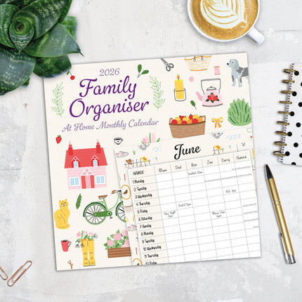 Red Robin Family Organiser At Home 2026