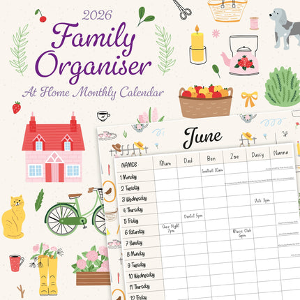 Red Robin Family Organiser At Home 2026