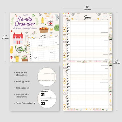 Red Robin Family Organiser At Home 2027