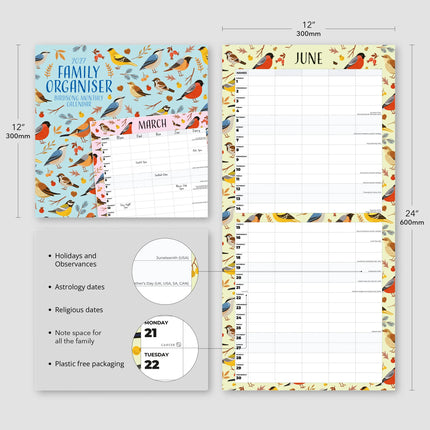 Red Robin Family Organiser Birdsong 2027