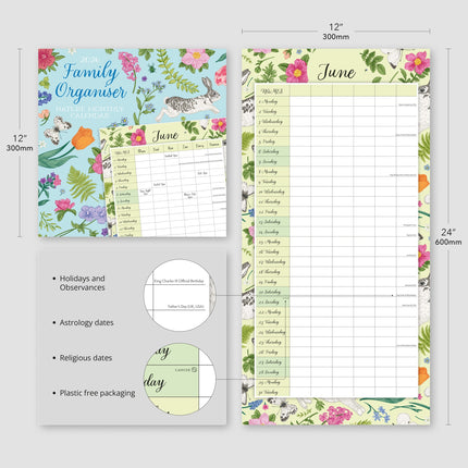 Red Robin Family Organiser Nature 2026