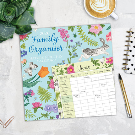 Red Robin Family Organiser Nature 2026