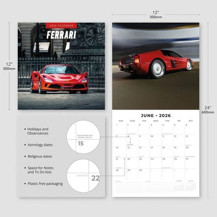 Red Robin Ferrari Kalender 2026