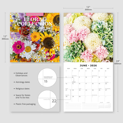Red Robin Floral Collection Kalender 2027