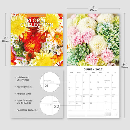 Red Robin Floral Collection Kalender 2027