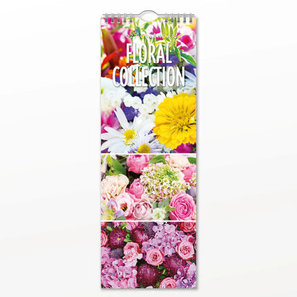 Red Robin Floral Collection Slimline Kalender 2027