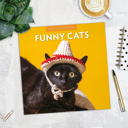 Red Robin Funny Cats Kalender 2027