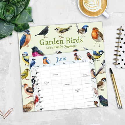 Red Robin Garden Birds Family Organiser 2027