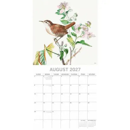 Red Robin Garden Birds Kalender 2027