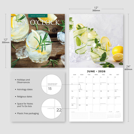 Red Robin Gin O'Clock Kalender 2026