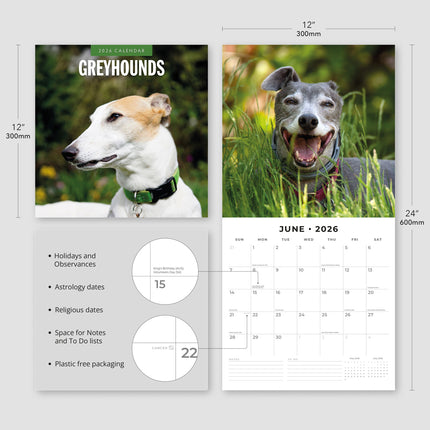 Red Robin Greyhound Kalender 2026