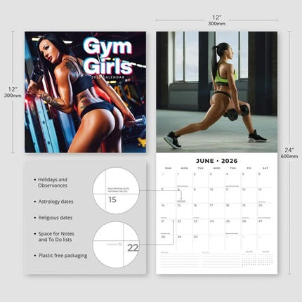 Red Robin Gym Girls Kalender 2026