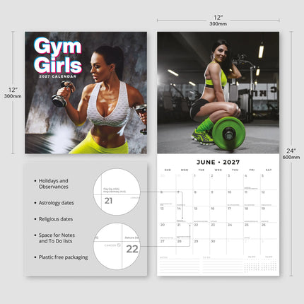 Red Robin Gym Girls Kalender 2027