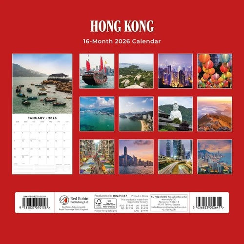 Red Robin Hong Kong Kalender 2026