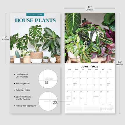 Red Robin House Plants Kalender 2026