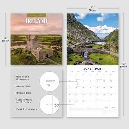 Red Robin Ierland Kalender 2026