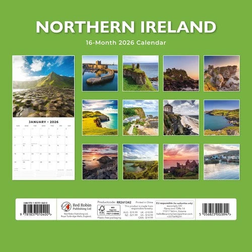 Red Robin Ireland Kalender 2026