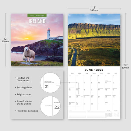 Red Robin Ireland Kalender 2027