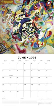 Red Robin Kandinsky Kalender 2026