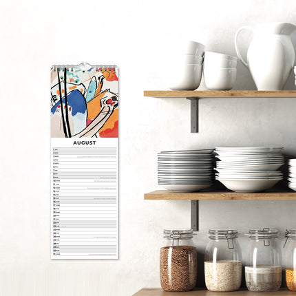 Red Robin Kandinsky Slimline Kalender 2026