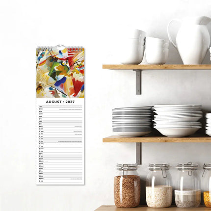 Red Robin Kandinsky Slimline Kalender 2027