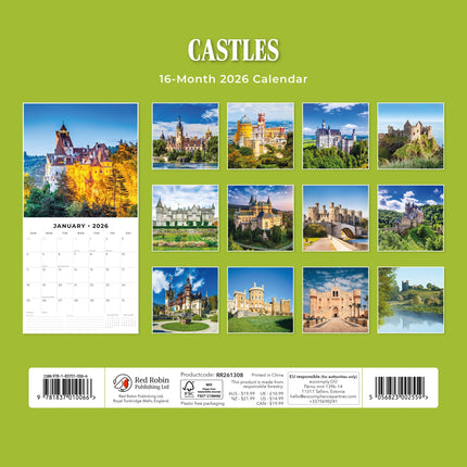 Red Robin Kastelen Kalender 2026