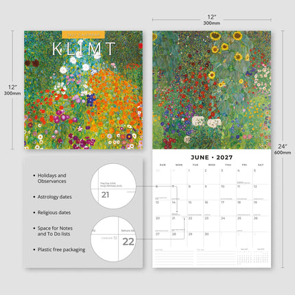 Red Robin Klimt Kalender 2027
