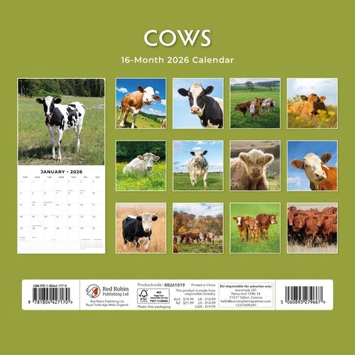 Red Robin Koeien Kalender 2026