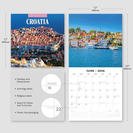 Red Robin Kroatië Kalender 2026