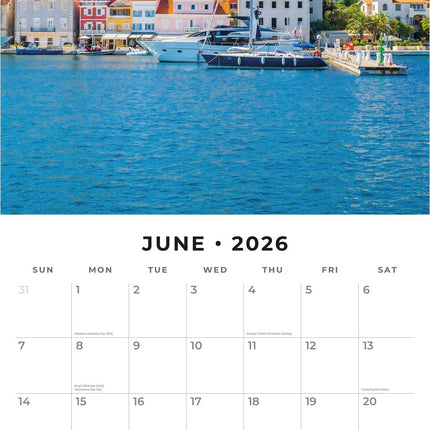Red Robin Kroatië Kalender 2026