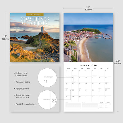 Red Robin Kustlijn Groot-Brittannië Kalender 2026