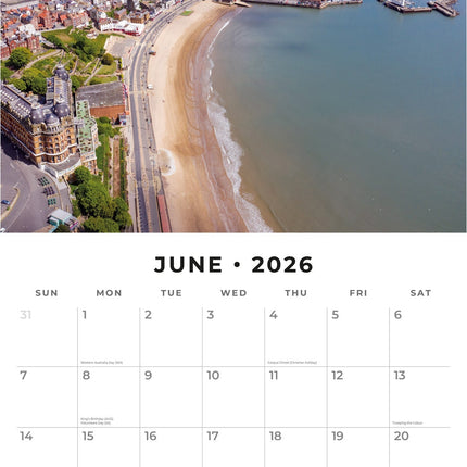 Red Robin Kustlijn Groot-Brittannië Kalender 2026