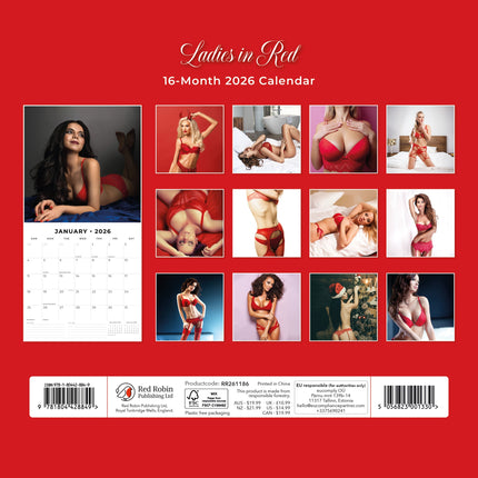 Red Robin Ladies in Red Kalender 2026