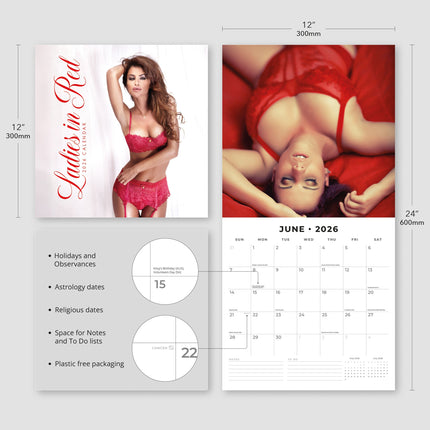 Red Robin Ladies in Red Kalender 2026