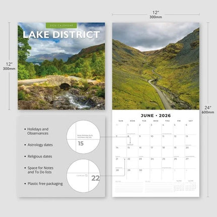 Red Robin Lake District Kalender 2026