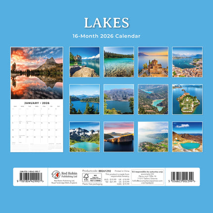 Red Robin Lakes Kalender 2026