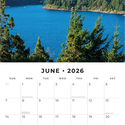 Red Robin Lakes Kalender 2026