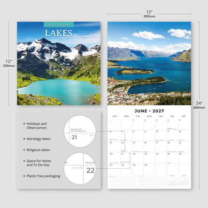Red Robin Lakes Kalender 2027
