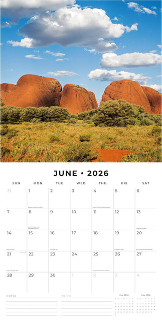 Red Robin Landmarks of Australia Kalender 2026
