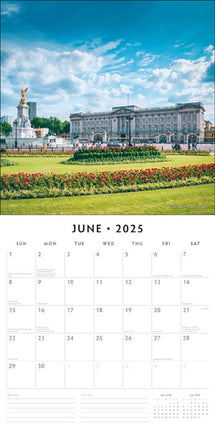 Red Robin Landmarks of Britain Kalender 2025